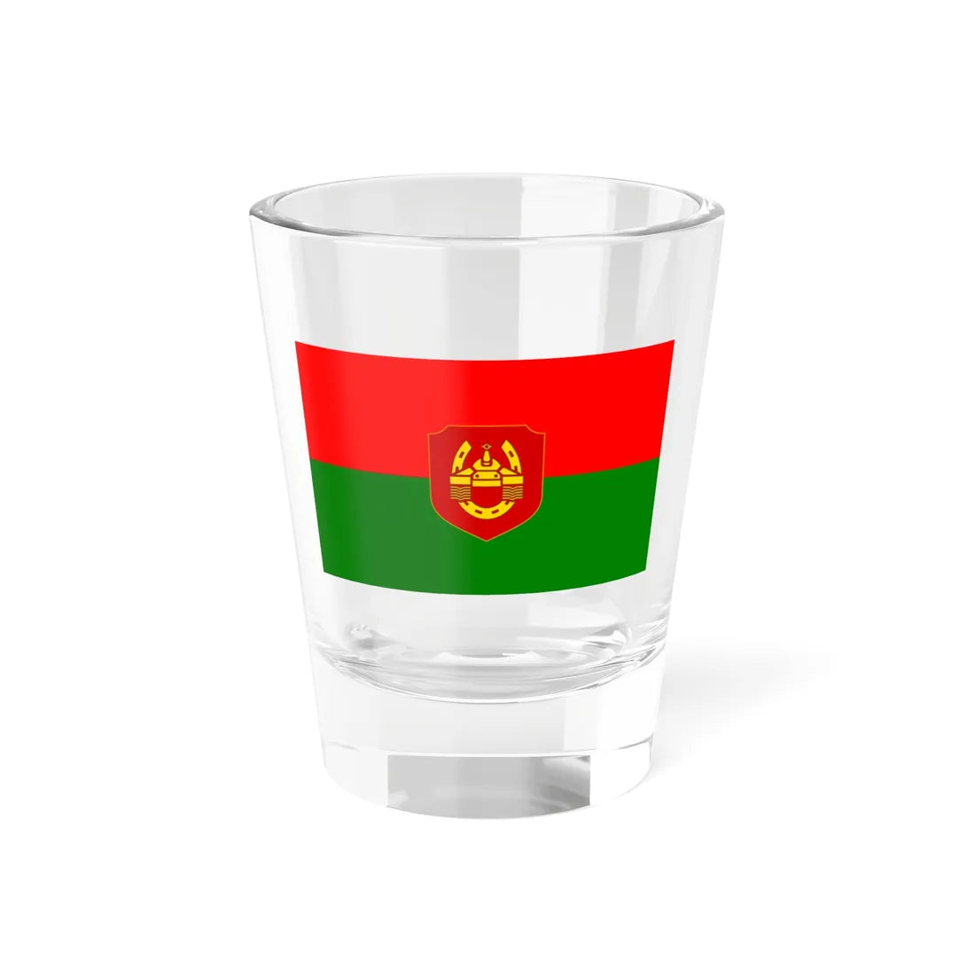 Flag of the Myanmar Army Armoured Corps (Myanmar) Shot Glass 1.5oz 1.5oz - Go Mug Yourself