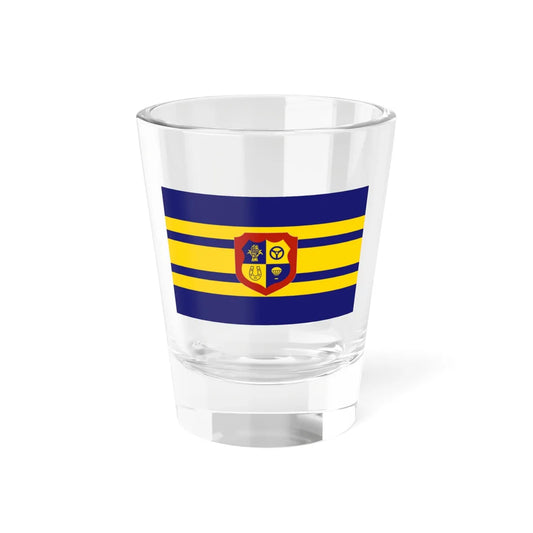 Flag of the Myanmar Army Corps of Supply and Transport (Myanmar) Shot Glass 1.5oz 1.5oz - Go Mug Yourself