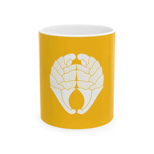 Flag of the Nabeshima Lords of Saga in Hizen Province A (Japan) White Coffee Mug 11oz - Go Mug Yourself
