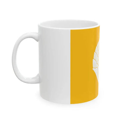 Flag of the Nabeshima Lords of Saga in Hizen Province A (Japan) White Coffee Mug - Go Mug Yourself