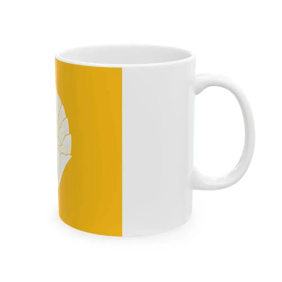Flag of the Nabeshima Lords of Saga in Hizen Province A (Japan) White Coffee Mug - Go Mug Yourself