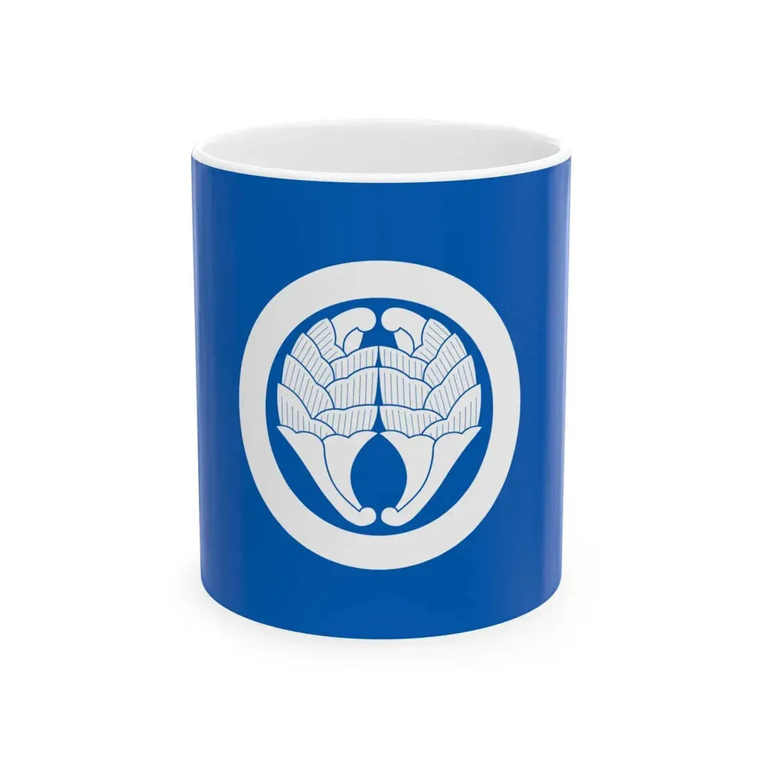 Flag of the Nabeshima Lords of Saga in Hizen Province B (Japan) White Coffee Mug 11oz - Go Mug Yourself