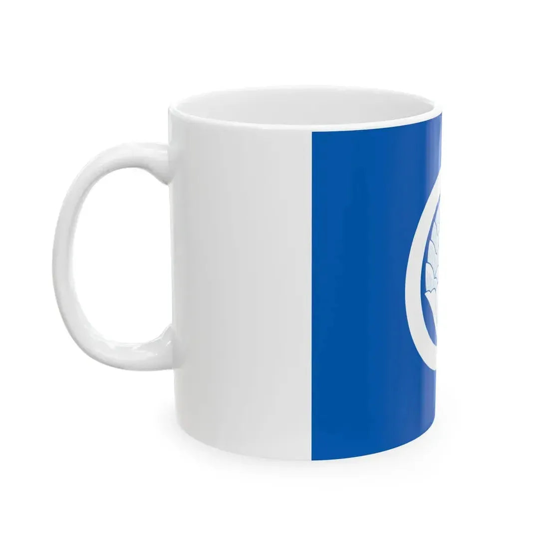 Flag of the Nabeshima Lords of Saga in Hizen Province B (Japan) White Coffee Mug - Go Mug Yourself