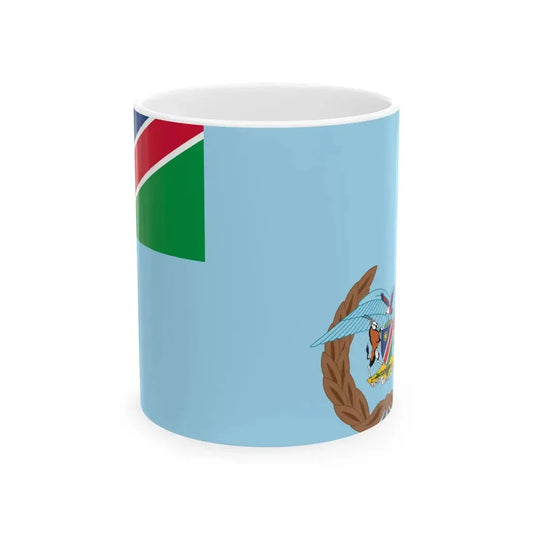 Flag of the Namibian Air Force (Namibia) White Coffee Mug 11oz - Go Mug Yourself
