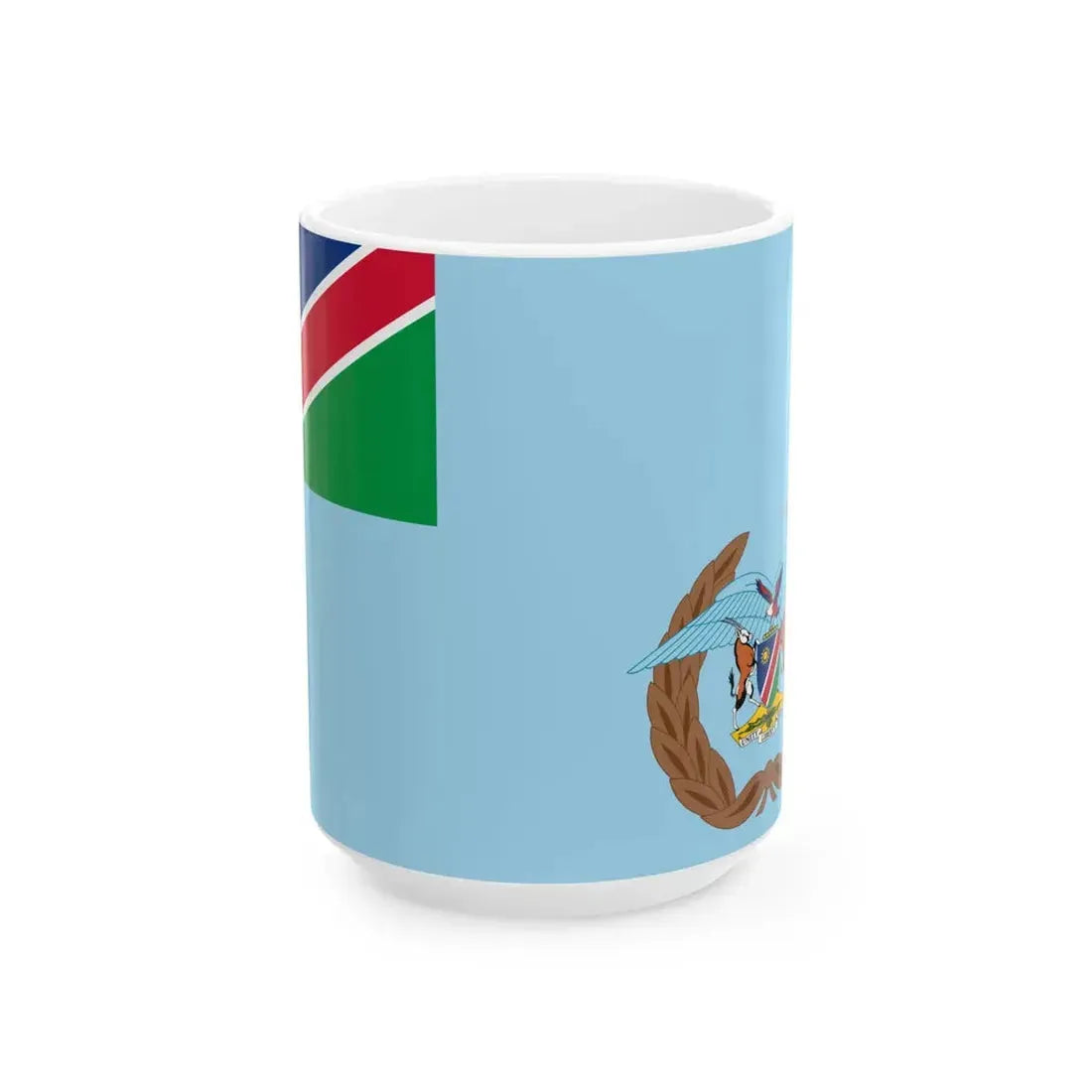 Flag of the Namibian Air Force (Namibia) White Coffee Mug 15oz - Go Mug Yourself