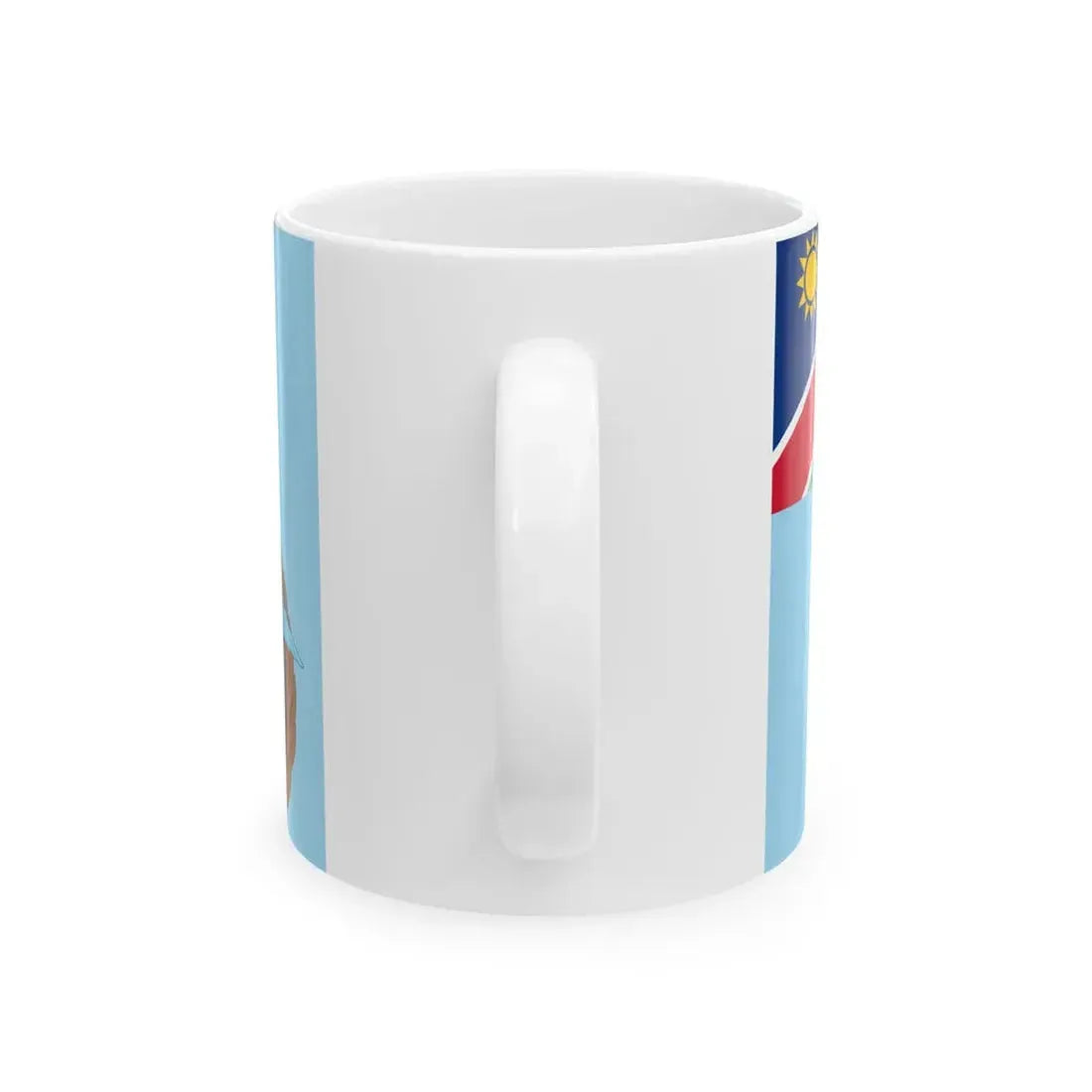 Flag of the Namibian Air Force (Namibia) White Coffee Mug - Go Mug Yourself