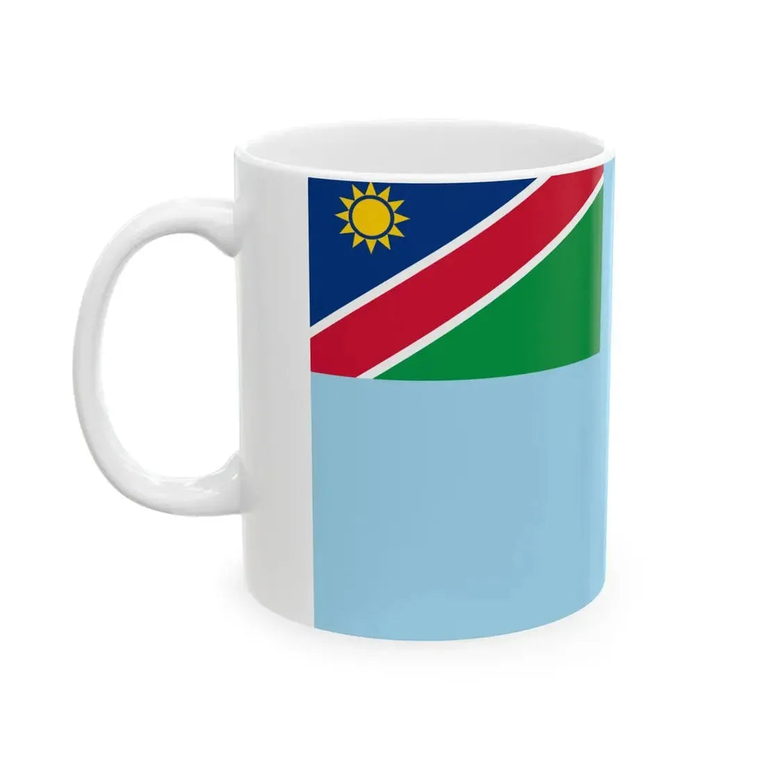 Flag of the Namibian Air Force (Namibia) White Coffee Mug - Go Mug Yourself