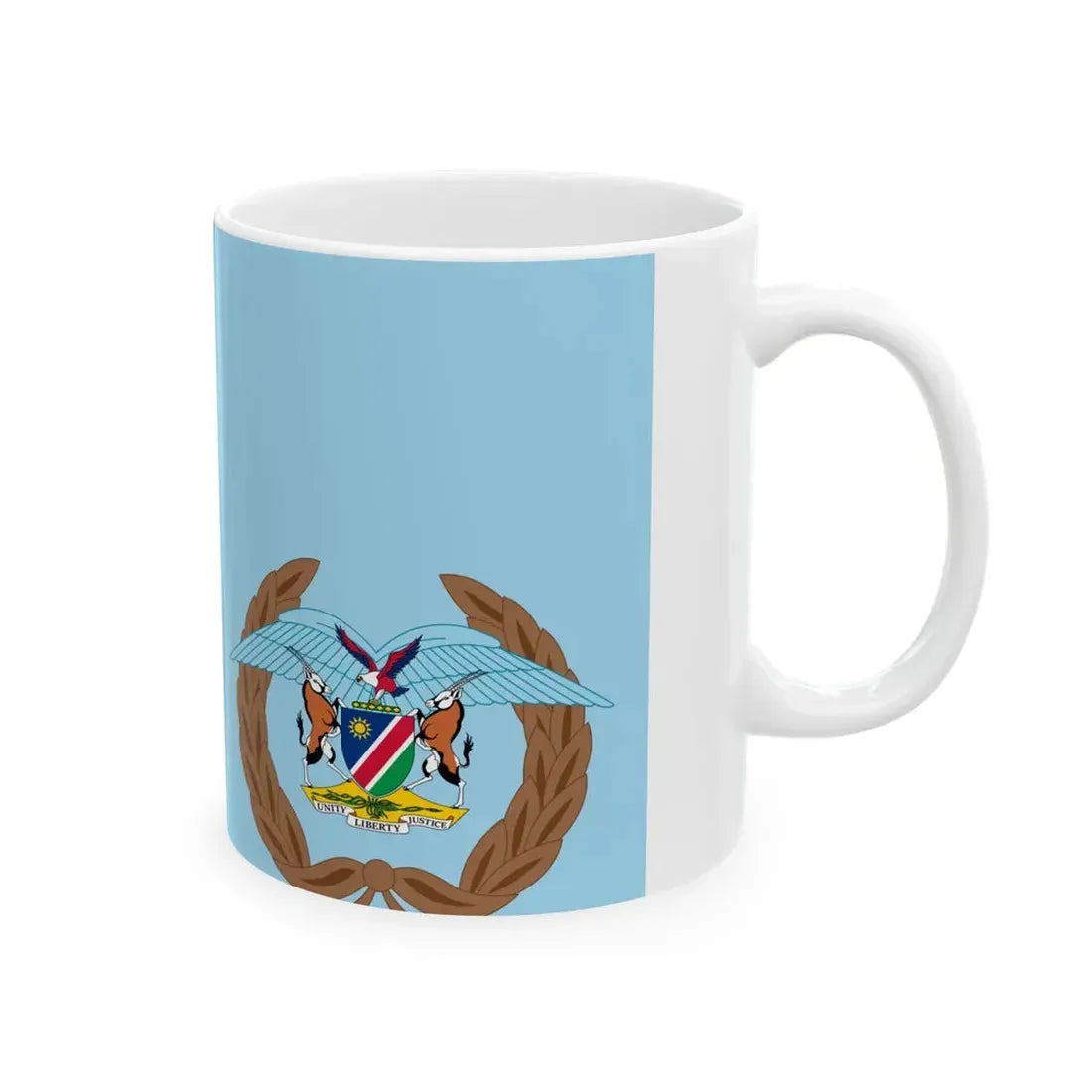 Flag of the Namibian Air Force (Namibia) White Coffee Mug - Go Mug Yourself
