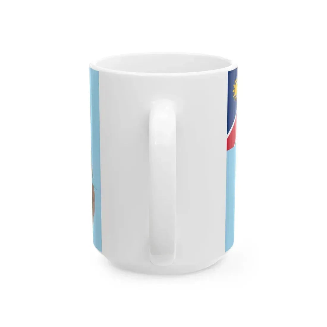 Flag of the Namibian Air Force (Namibia) White Coffee Mug - Go Mug Yourself