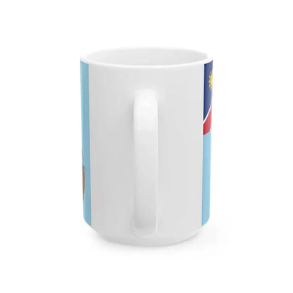 Flag of the Namibian Air Force (Namibia) White Coffee Mug - Go Mug Yourself