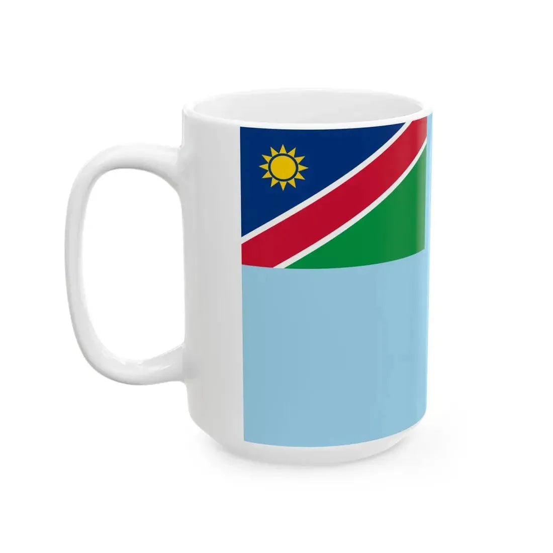 Flag of the Namibian Air Force (Namibia) White Coffee Mug - Go Mug Yourself