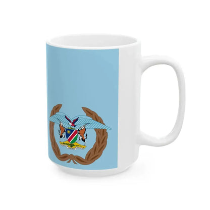 Flag of the Namibian Air Force (Namibia) White Coffee Mug - Go Mug Yourself