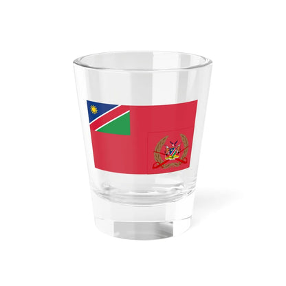 Flag of the Namibian Army (Namibia) Shot Glass 1.5oz 1.5oz - Go Mug Yourself