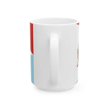 Flag of the Namibian Defence Force (Namibia) White Coffee Mug - Go Mug Yourself