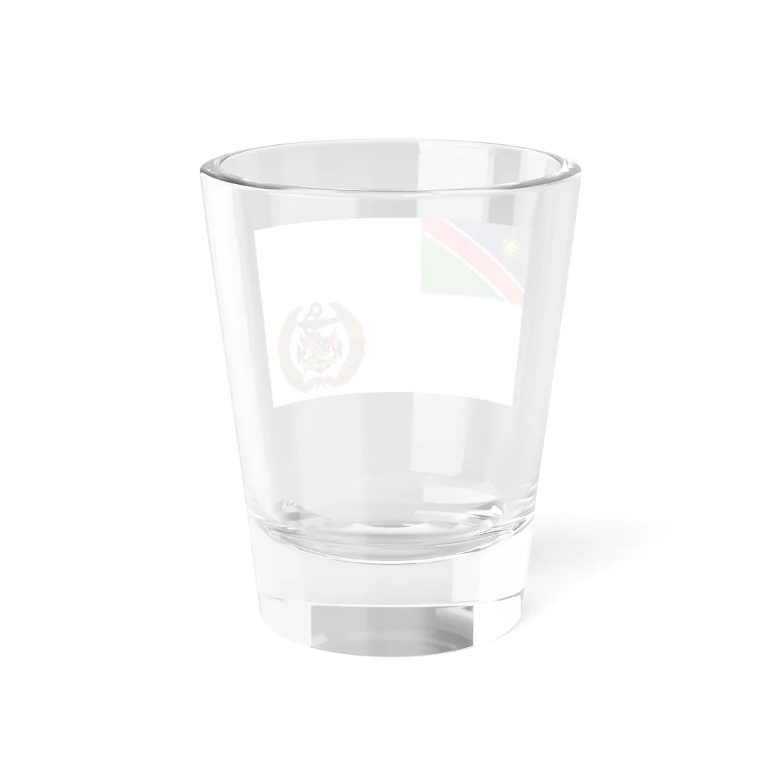 Flag of the Namibian Navy (Namibia) Shot Glass 1.5oz - Go Mug Yourself