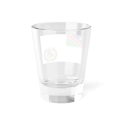 Flag of the Namibian Navy (Namibia) Shot Glass 1.5oz - Go Mug Yourself