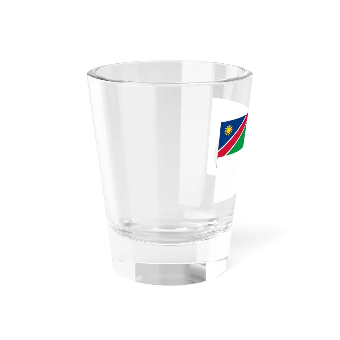 Flag of the Namibian Navy (Namibia) Shot Glass 1.5oz - Go Mug Yourself
