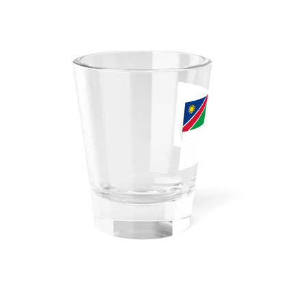 Flag of the Namibian Navy (Namibia) Shot Glass 1.5oz - Go Mug Yourself