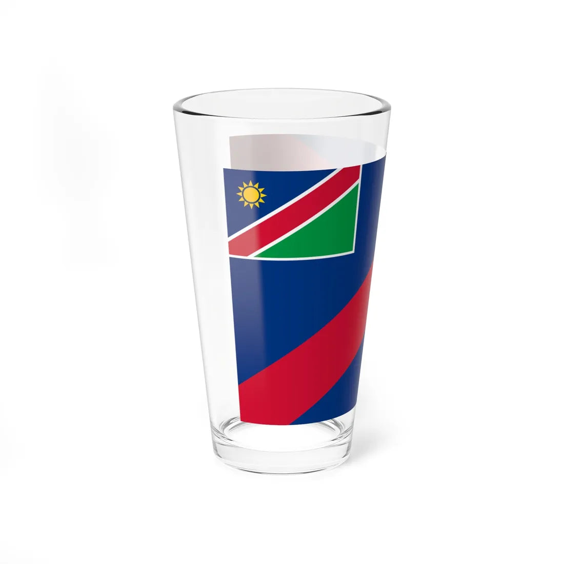 Flag of the Namibian Police Force (Namibia) Pint Glass 16oz - Go Mug Yourself