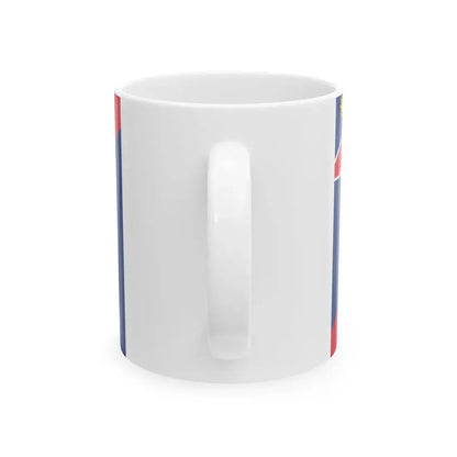 Flag of the Namibian Police Force (Namibia) White Coffee Mug - Go Mug Yourself