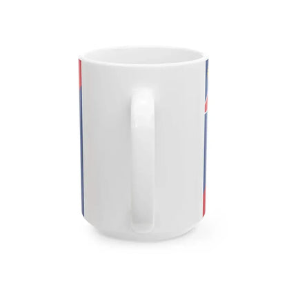 Flag of the Namibian Police Force (Namibia) White Coffee Mug - Go Mug Yourself