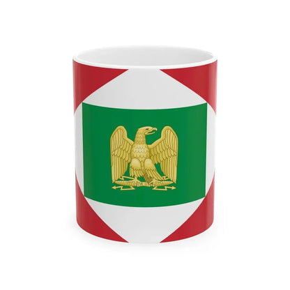 Flag of the Napoleonic Kingdom of Italy 1805-1814 2 (Italy) White Coffee Mug 11oz - Go Mug Yourself
