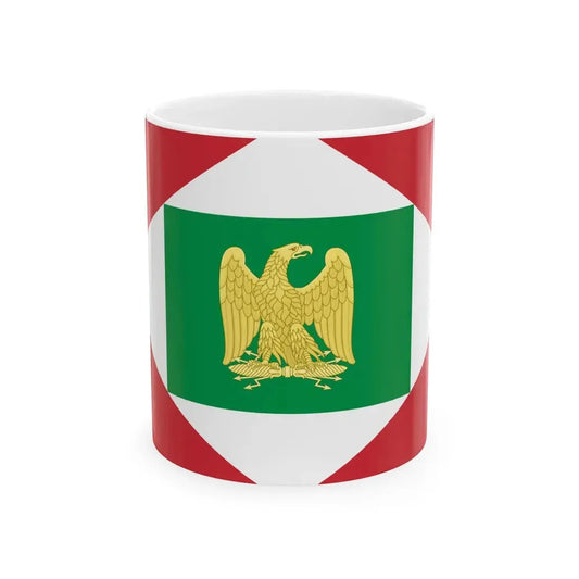 Flag of the Napoleonic Kingdom of Italy 1805-1814 3 (Italy) White Coffee Mug 11oz - Go Mug Yourself