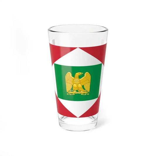 Flag of the Napoleonic Kingdom of Italy 1805-1814 (Italy) Pint Glass 16oz 16oz - Go Mug Yourself