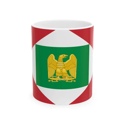 Flag of the Napoleonic Kingdom of Italy 1805-1814 (Italy) White Coffee Mug 11oz - Go Mug Yourself