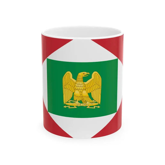 Flag of the Napoleonic Kingdom of Italy 1805-1814 (Italy) White Coffee Mug 11oz - Go Mug Yourself