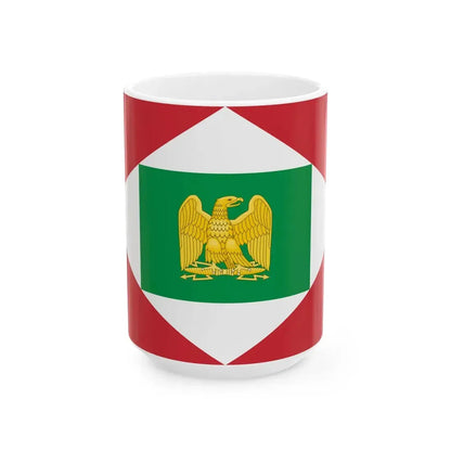 Flag of the Napoleonic Kingdom of Italy 1805-1814 (Italy) White Coffee Mug 15oz - Go Mug Yourself