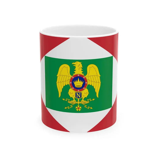 Flag of the Napoleonic Kingdom of Italy (Italy) White Coffee Mug 11oz - Go Mug Yourself