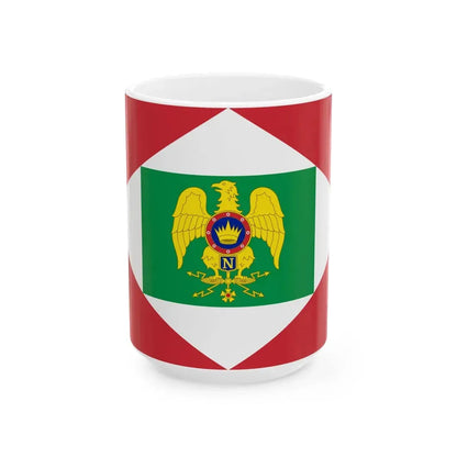 Flag of the Napoleonic Kingdom of Italy (Italy) White Coffee Mug 15oz - Go Mug Yourself