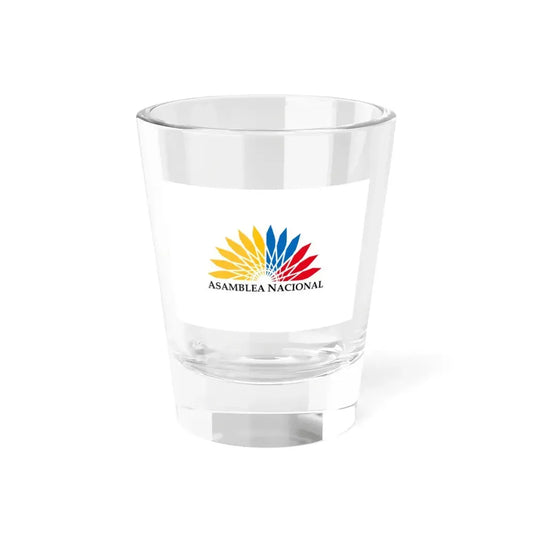 Flag of the National Assembly of Ecuador (Ecuador) Shot Glass 1.5oz 1.5oz - Go Mug Yourself