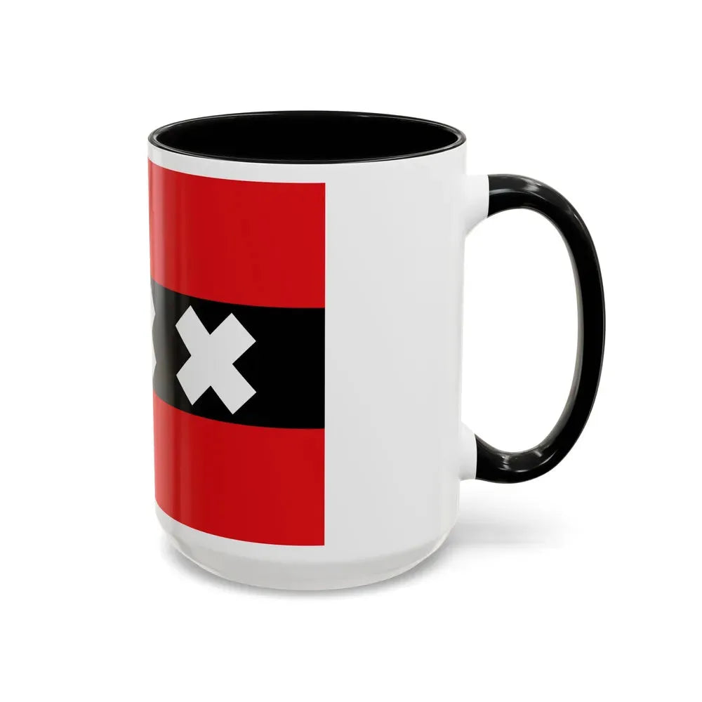 Flag of the national capital Amsterdam Netherlands - Accent Coffee Mug - Go Mug Yourself