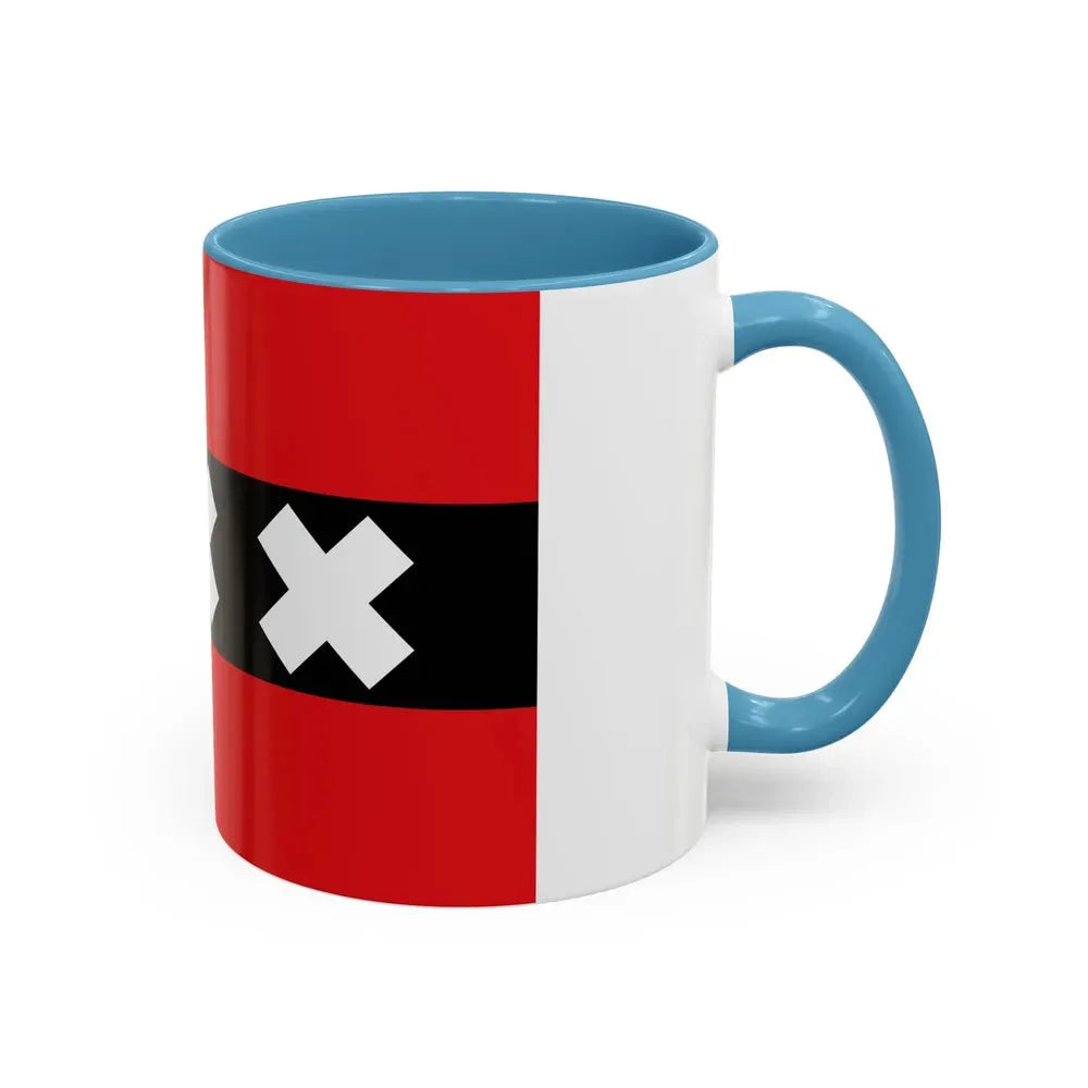 Flag of the national capital Amsterdam Netherlands - Accent Coffee Mug - Go Mug Yourself