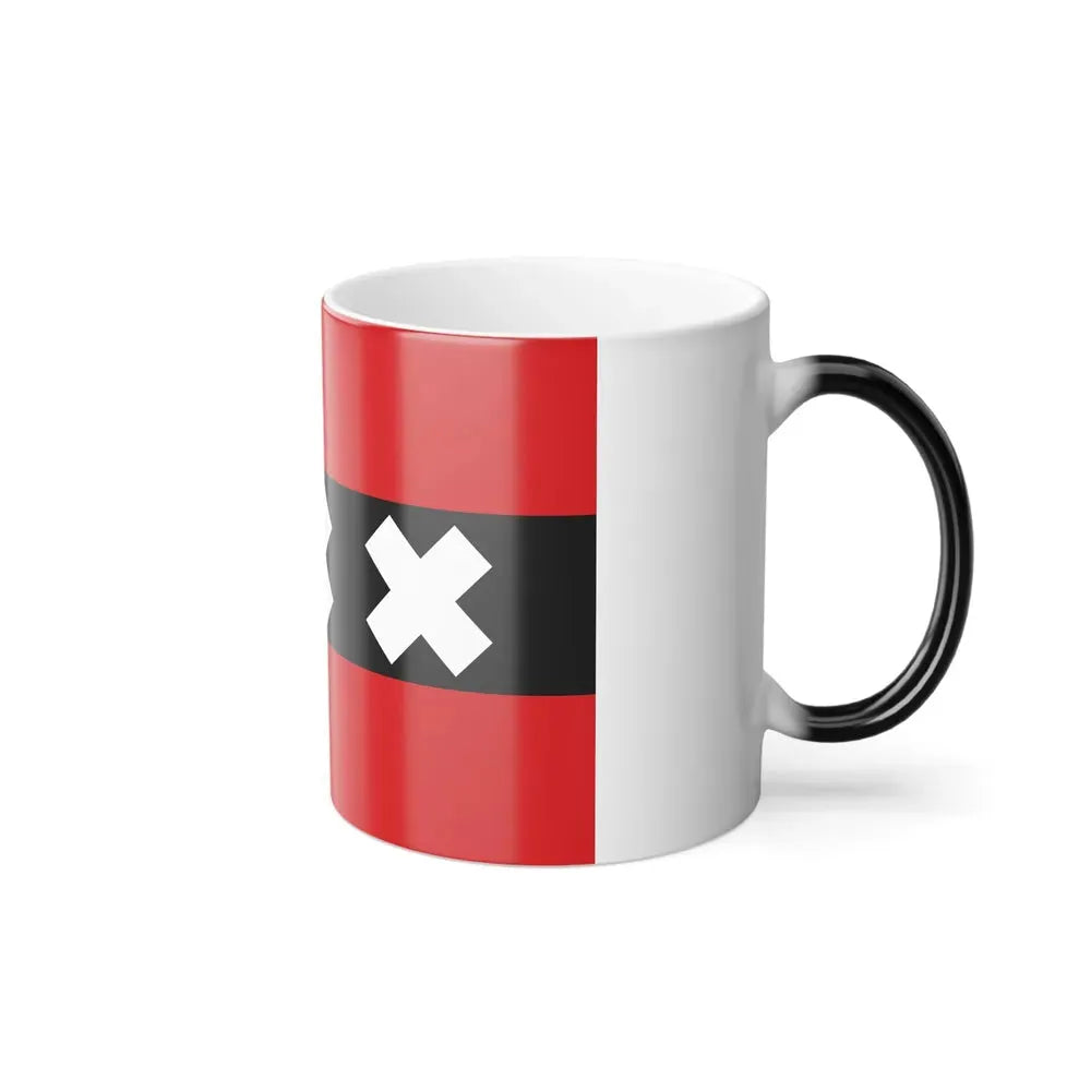 Flag of the national capital Amsterdam Netherlands - Color Changing Coffee Mug - Go Mug Yourself