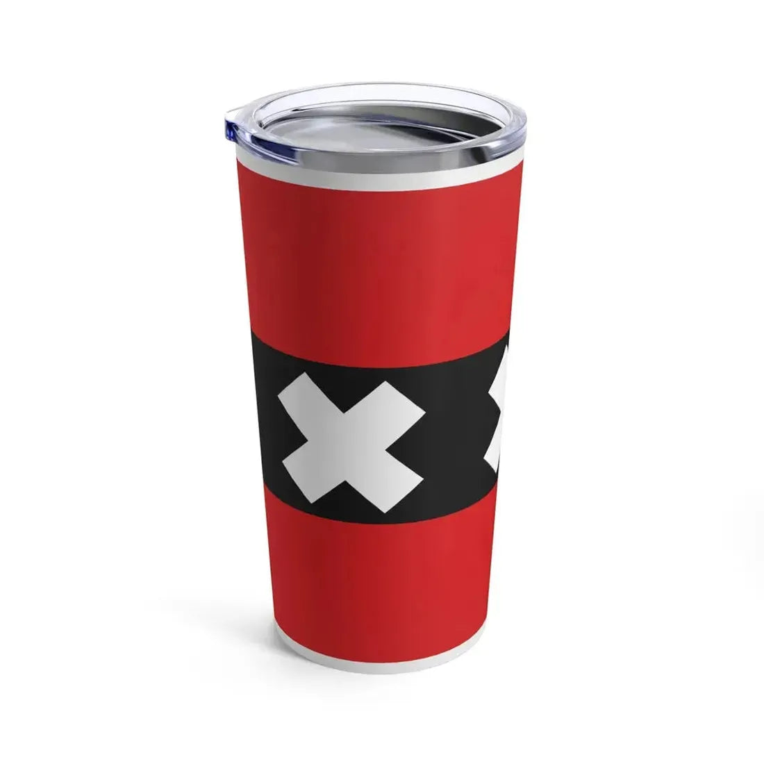 Flag of the national capital Amsterdam Netherlands - Tumbler 20oz - Go Mug Yourself