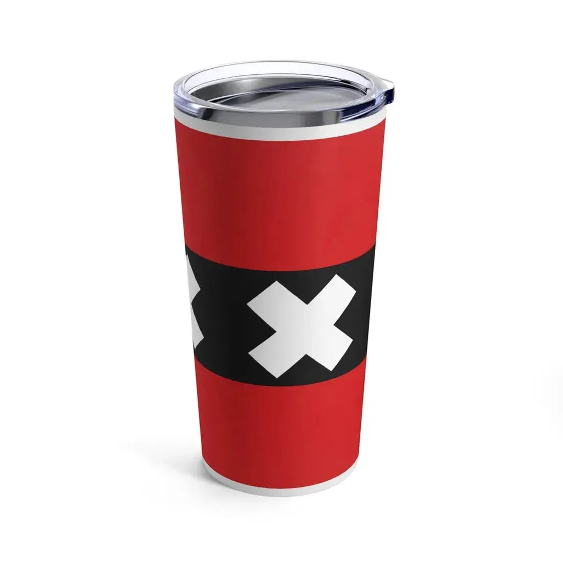 Flag of the national capital Amsterdam Netherlands - Tumbler 20oz - Go Mug Yourself