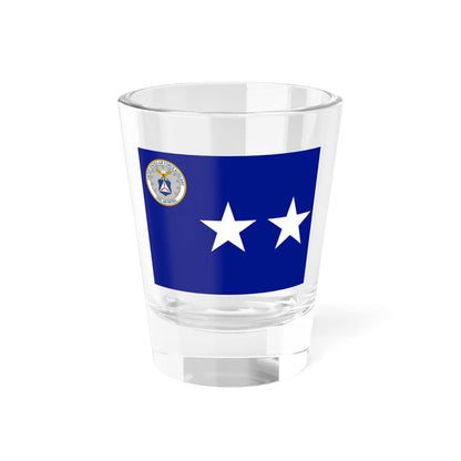 Flag of the National Commander of the Civil Air Patrol (United States) Shot Glass 1.5oz 1.5oz - Go Mug Yourself