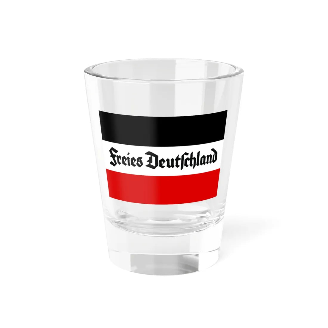 Flag of the National Committee for a Free Germany (Germany) Shot Glass 1.5oz 1.5oz - Go Mug Yourself