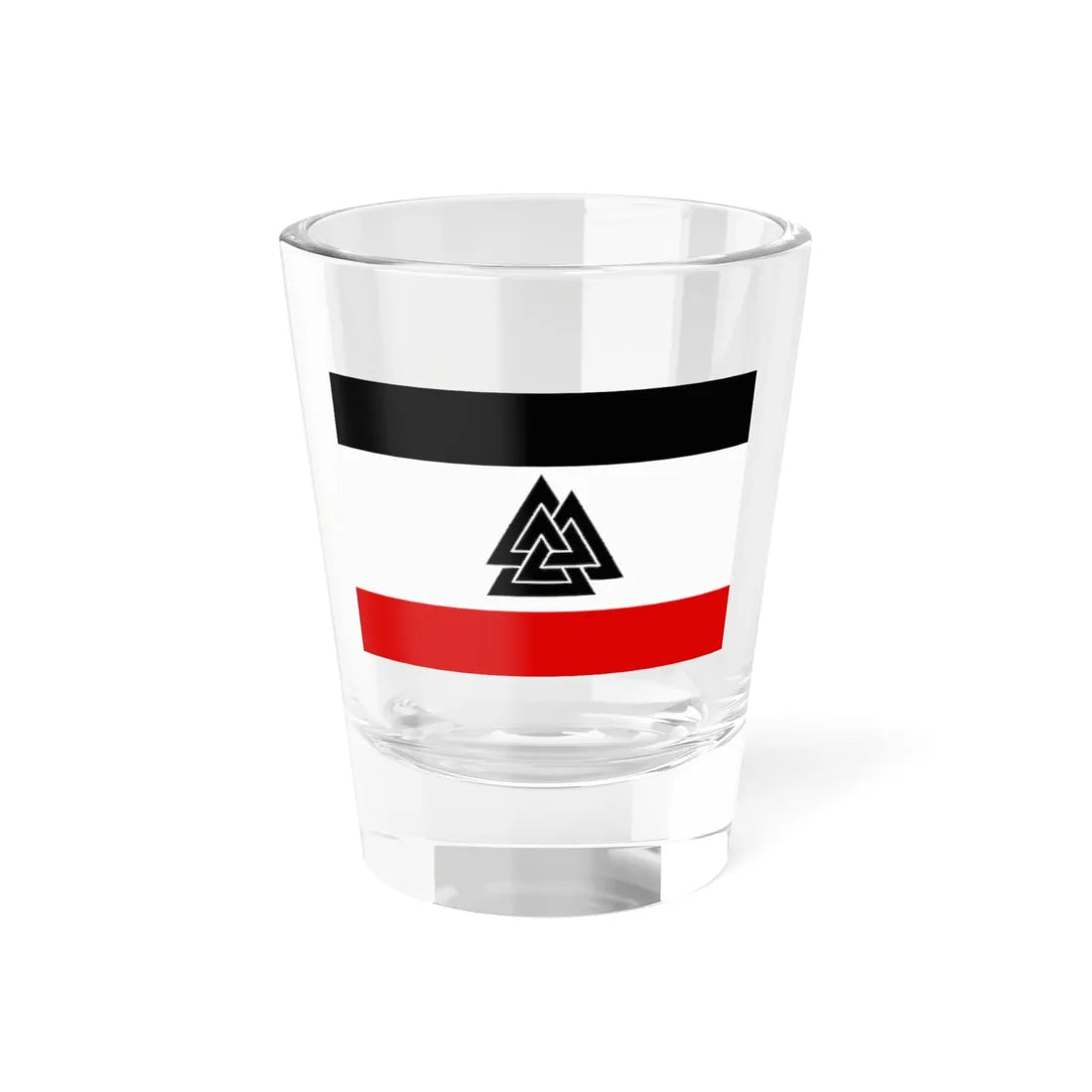 Flag of the National Conservative Movement of Germans from Russia (Germany) Shot Glass 1.5oz 1.5oz - Go Mug Yourself