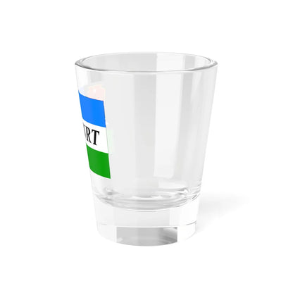 Flag of the National Council of Maubere Resistance CNRT Shot Glass 1.5oz - Go Mug Yourself