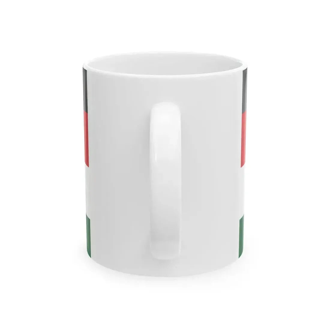 Flag of the National Democratic Congress Ghana (Ghana) White Coffee Mug - Go Mug Yourself