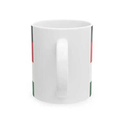 Flag of the National Democratic Congress Ghana (Ghana) White Coffee Mug - Go Mug Yourself