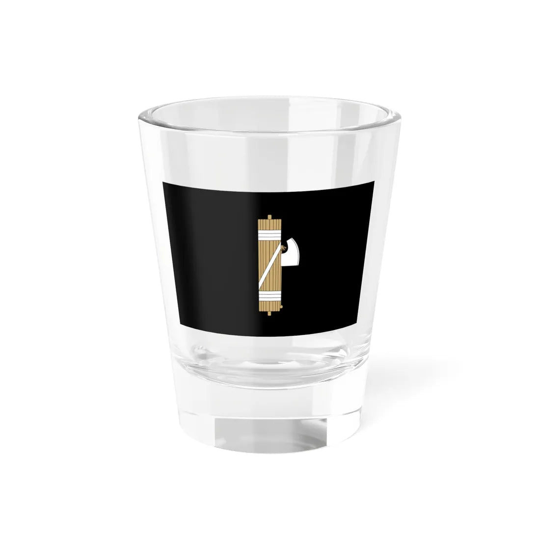 Flag of the National Fascist Party PNF (Italy) Shot Glass 1.5oz 1.5oz - Go Mug Yourself