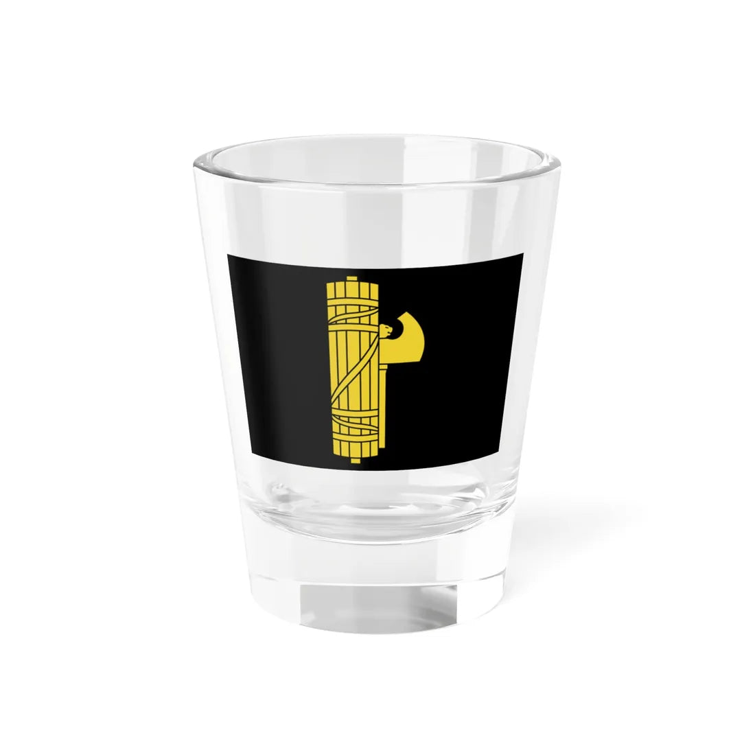 Flag of the National Fascist Party PNF variant 1 (Italy) Shot Glass 1.5oz 1.5oz - Go Mug Yourself