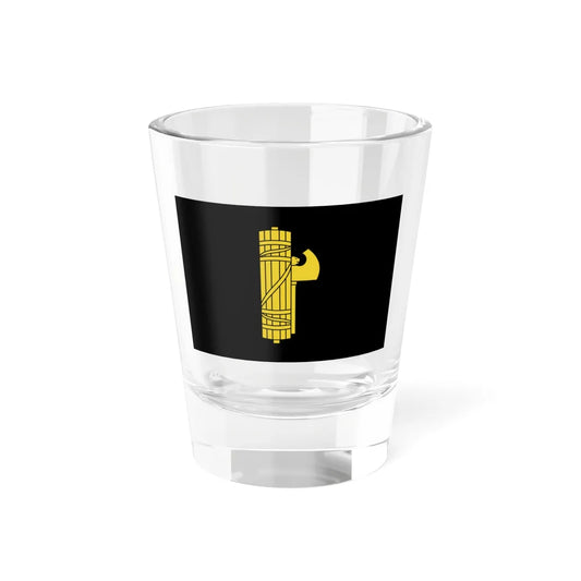 Flag of the National Fascist Party PNF variant 2 (Italy) Shot Glass 1.5oz 1.5oz - Go Mug Yourself