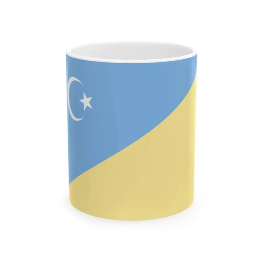 Flag of the National Front for the Salvation of Libya (Libya) White Coffee Mug 11oz - Go Mug Yourself