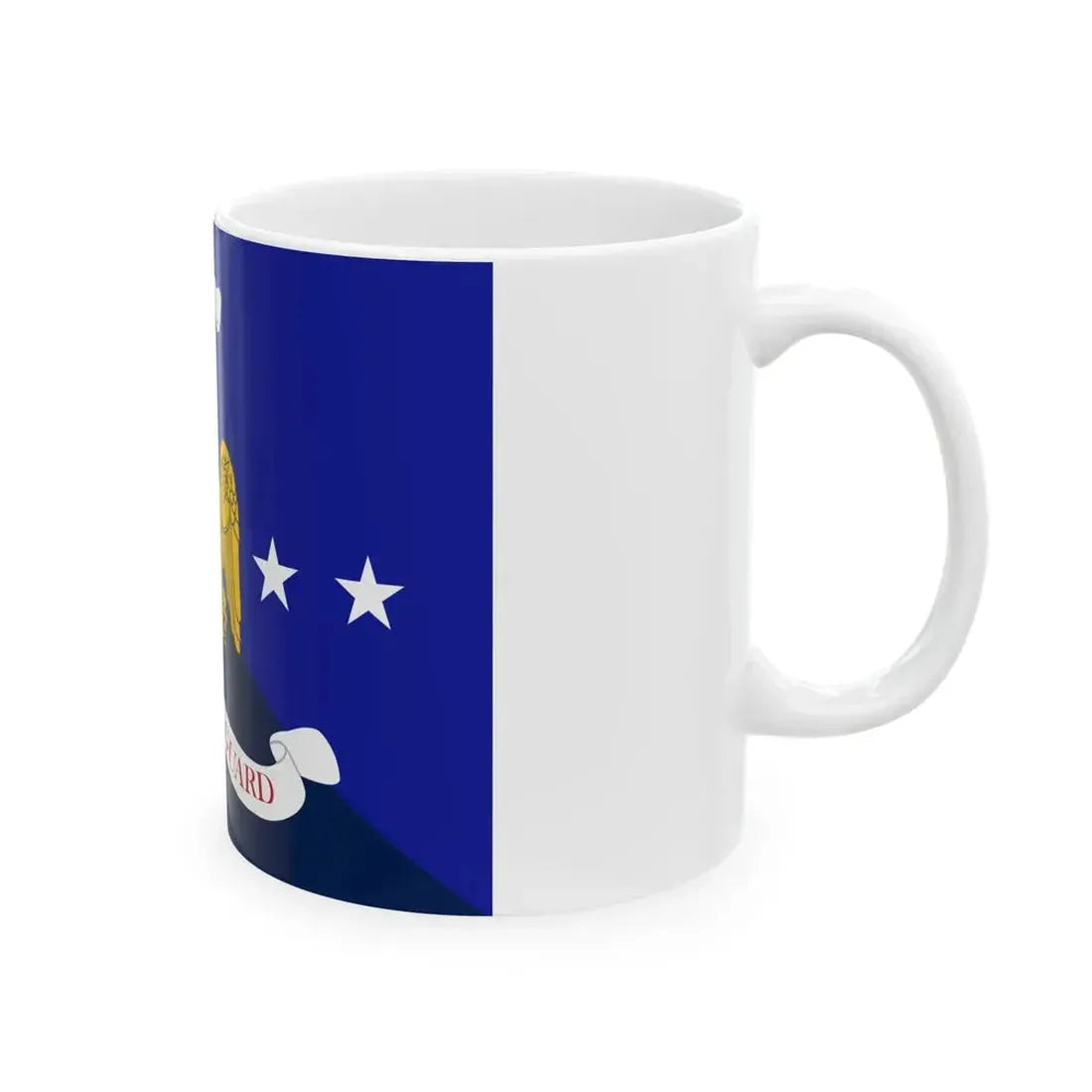Flag of the National Guard Bureau (United States) White Coffee Mug - Go Mug Yourself